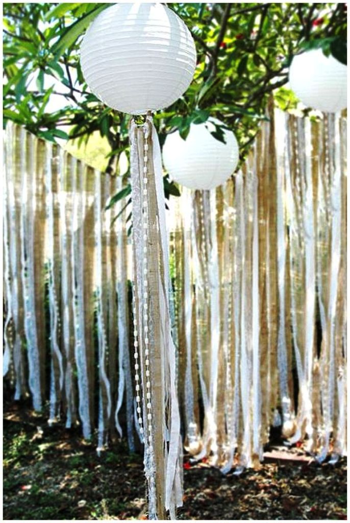 Hanging Lace Wedding Decorations