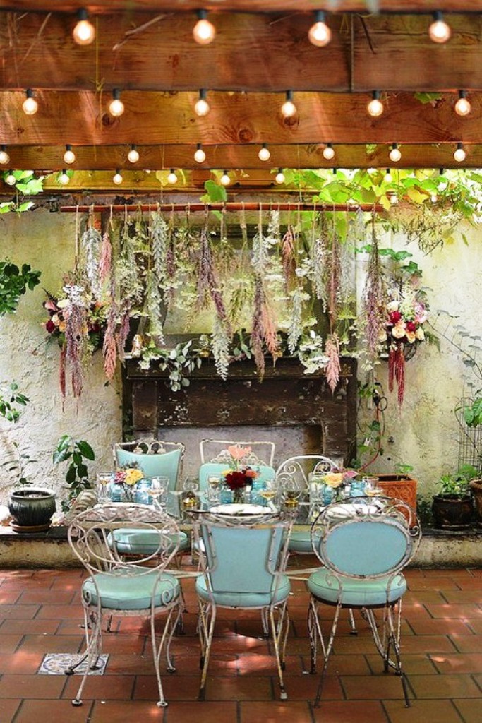 Indoor Garden Wedding Decorations Ideas