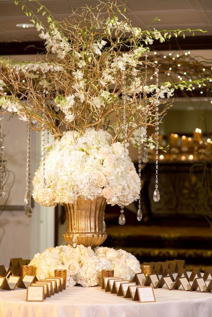 Innovative Gold Wedding Decorations