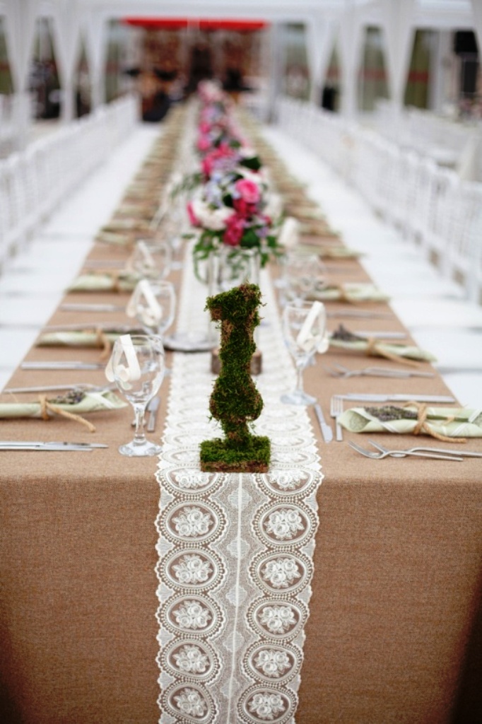 Lace Wedding Decorations on Pintrest