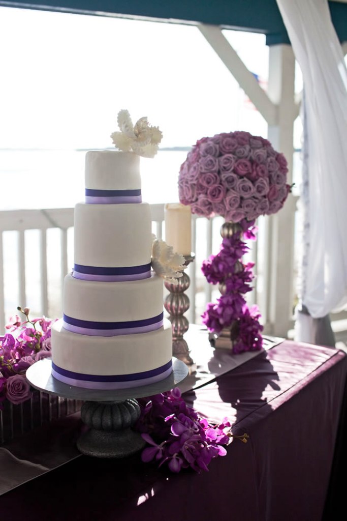 Lavender Wedding Cake Decorations