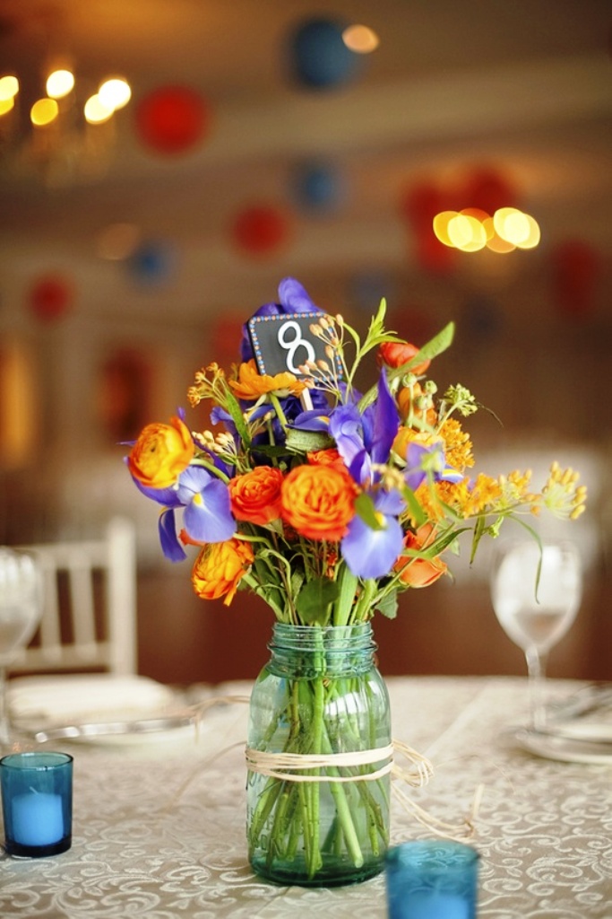 Mason Jars Wedding Decorations Ideas