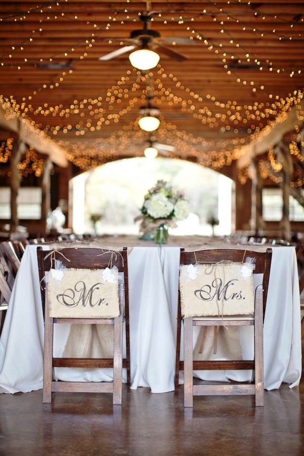 Mr & Mrs. Chair Signs Wedding Decorations