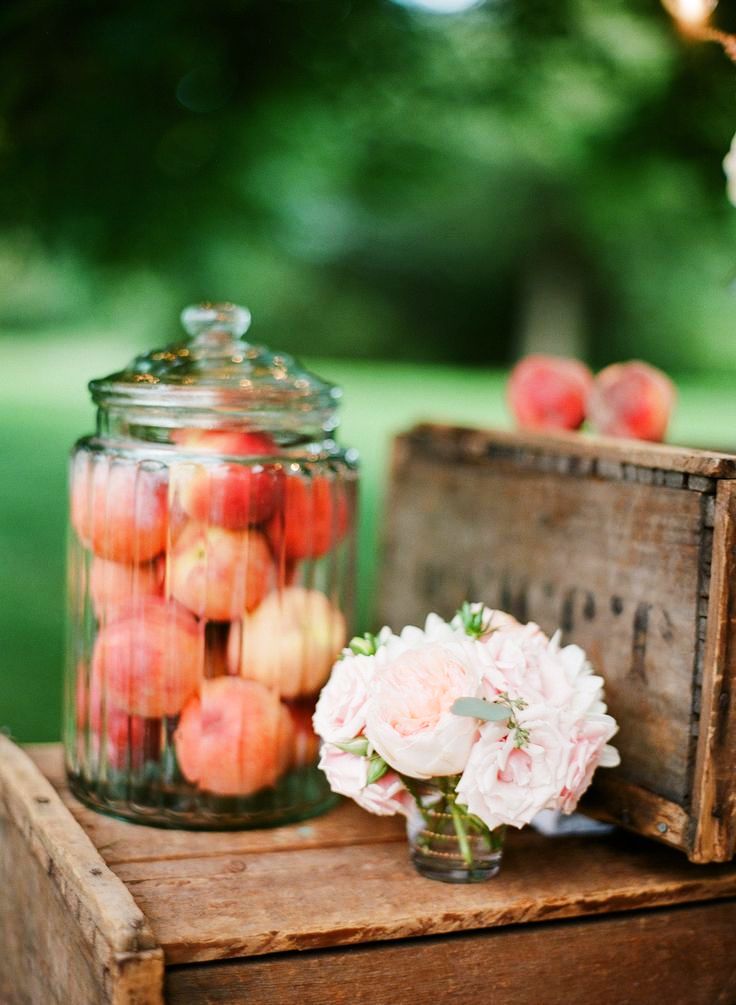 Peach Fruit Decorations for Weddings