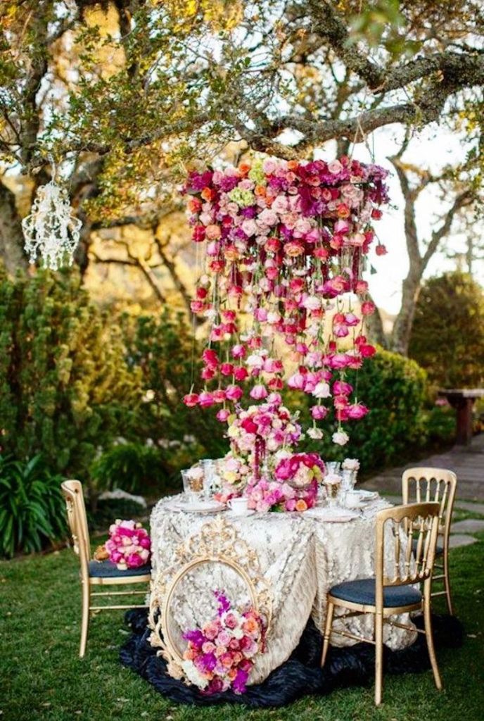 Pink Whimsical Garden Wedding