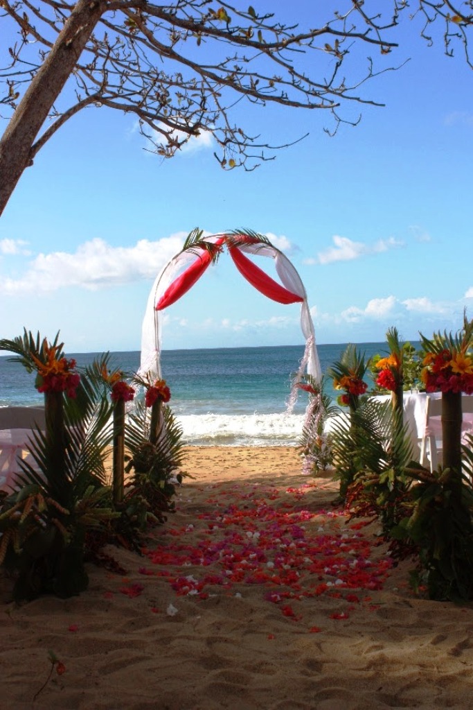 Real Beach Wedding Decorations