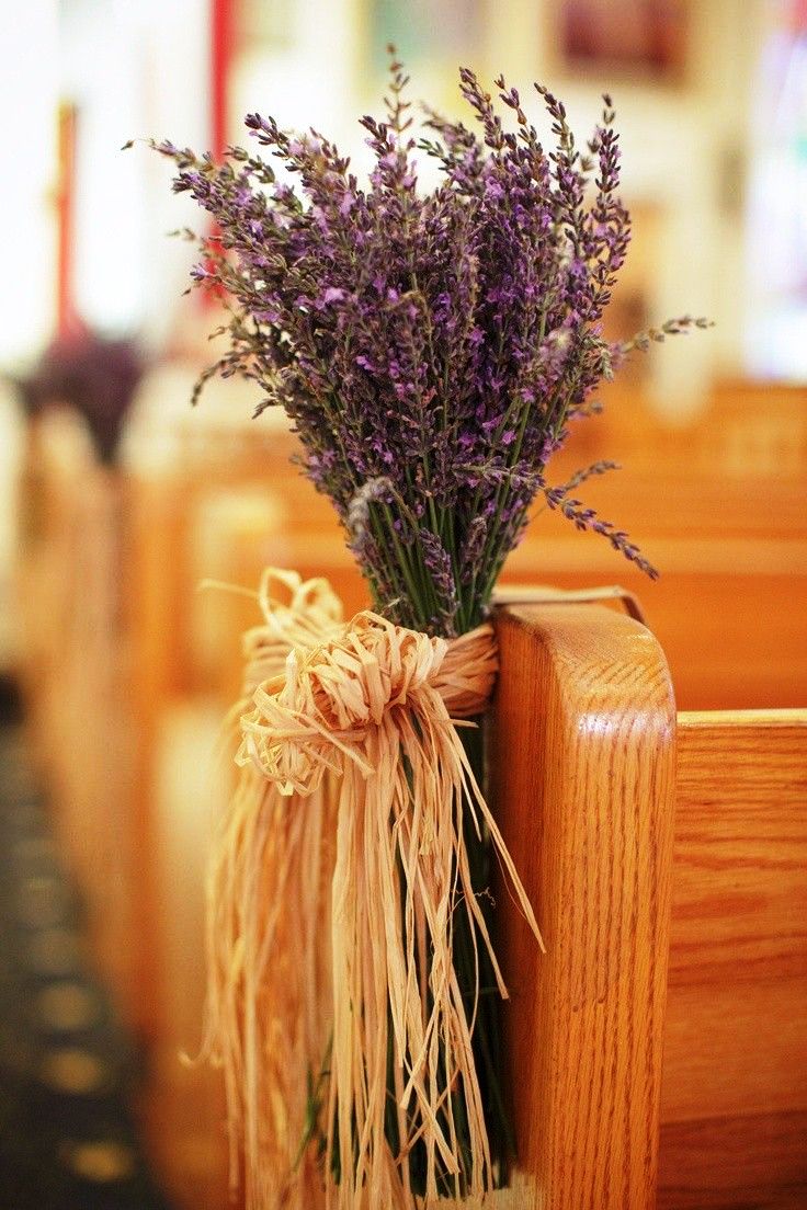 Rustic Church Wedding Flowers Decorations