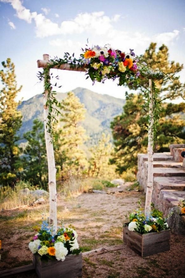 Rustic Wedding Arches Decorations