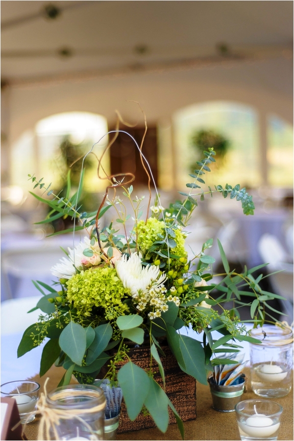 Rustic Wedding Table Decorations on a Budget