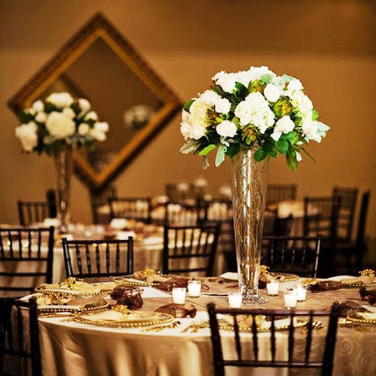 Silver And Gold Wedding Table Decorations