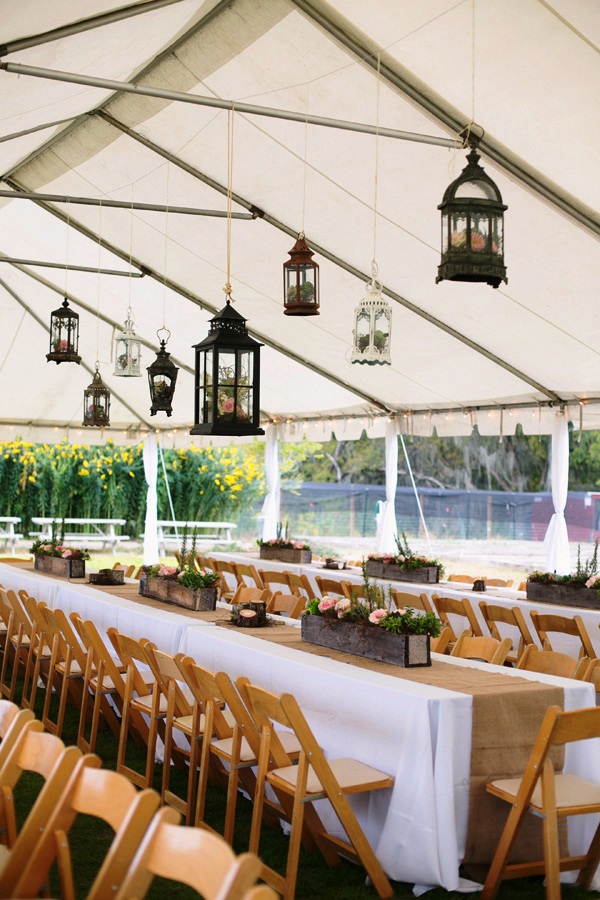 Southern Wedding Reception Tent Decorations Ideas