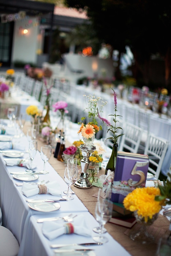 Spring Wedding Table Decor