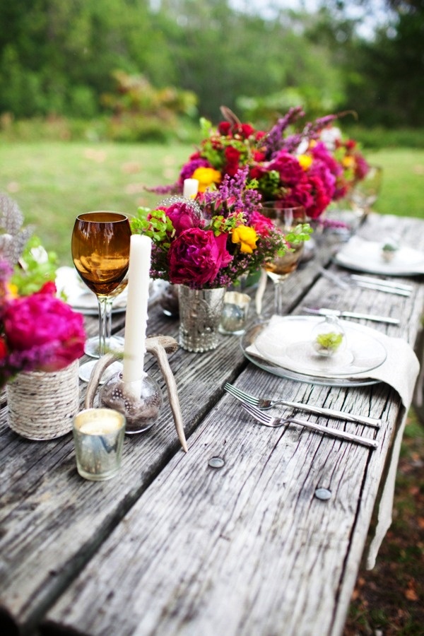 Stunning Rustic Wedding Table Decoration Ideas