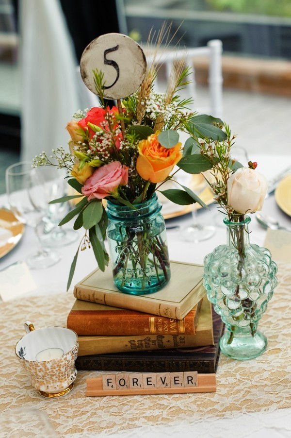 Stunning Vintage Wedding Table Decorations