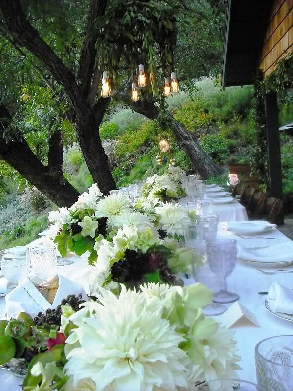Summer Wedding Table Decorations