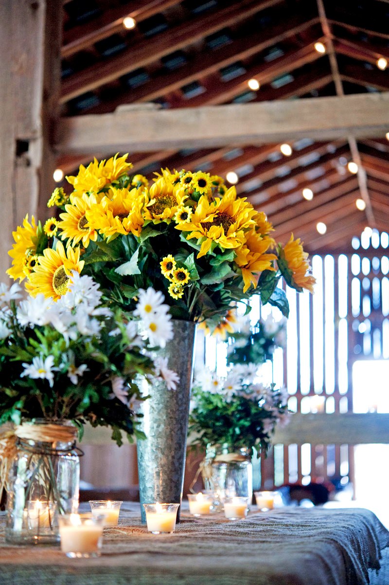 Sunflower Wedding Centerpiece Decorations