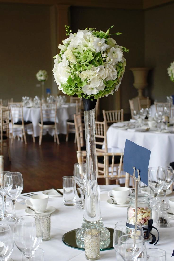 Tall Vase Wedding Reception Decorations
