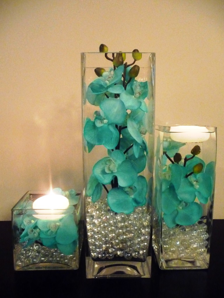 Teal Wedding Flowers Centerpieces Decorations