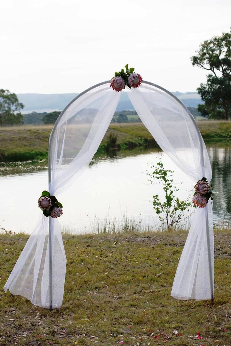 Tulle Wedding Arch Decorations