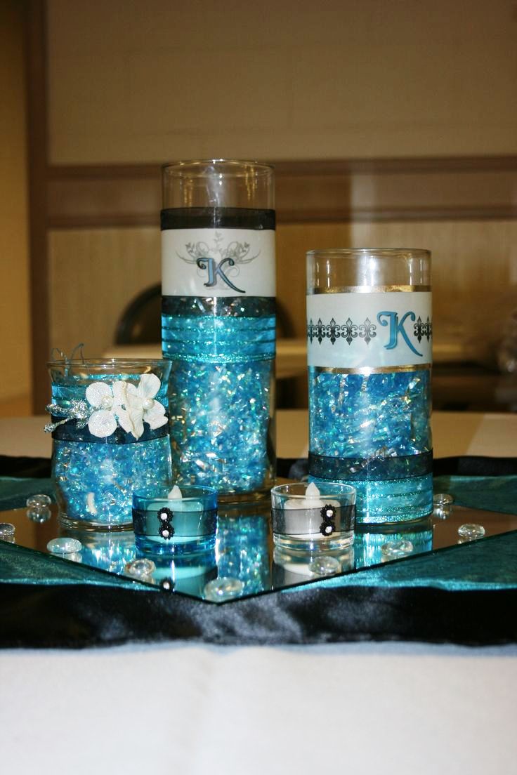 Turquoise Wedding Centerpiece Decorations