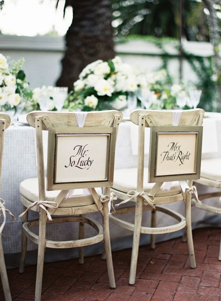 Unique Wedding Chairs Decorations