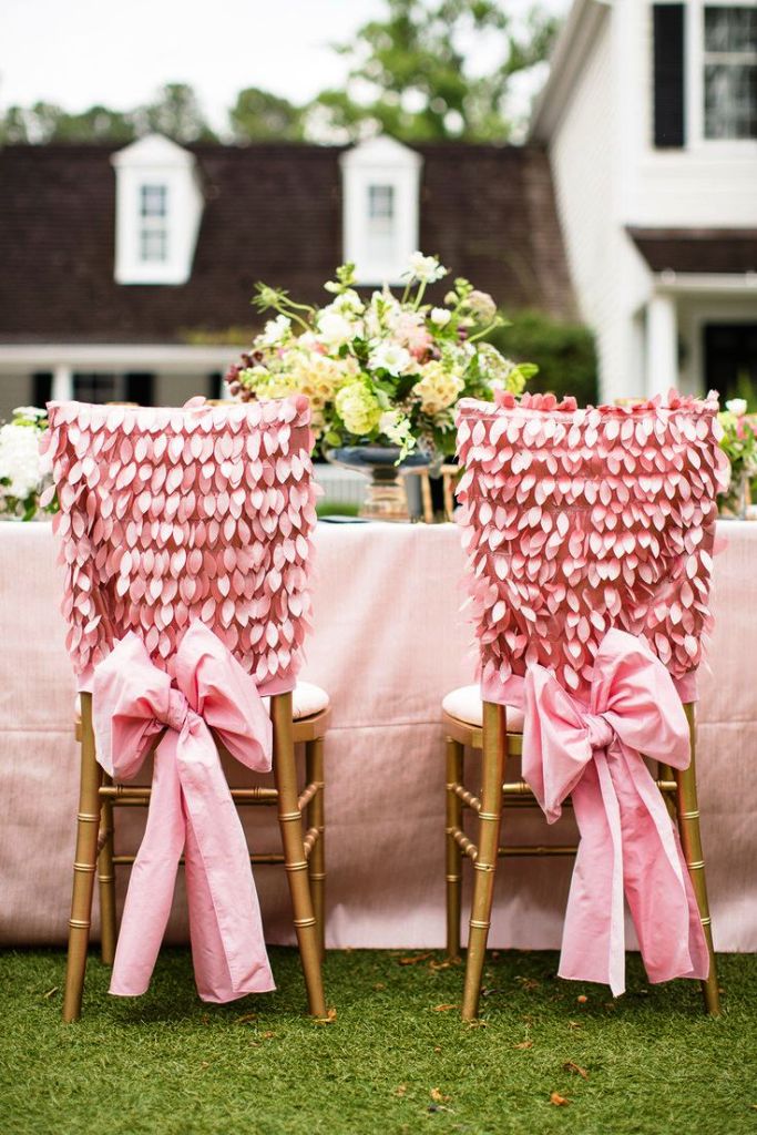 Unique wedding chair Decorations ideas