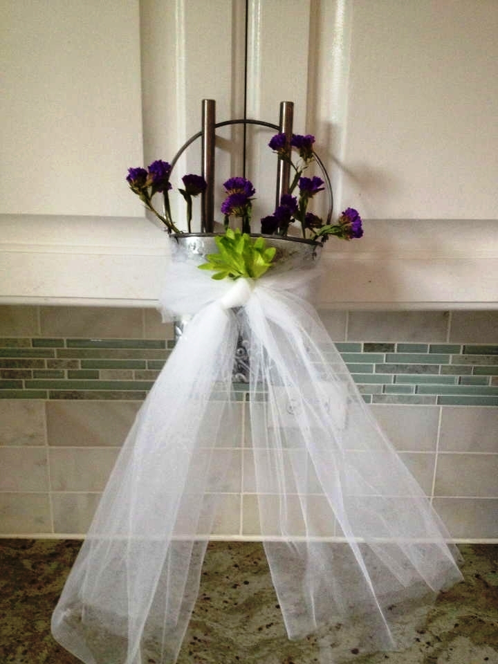 Wedding Chair Decorations with Tulle