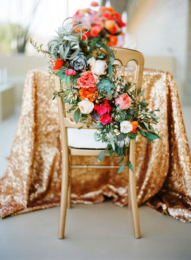 Wedding Chairs Decorations with Flower