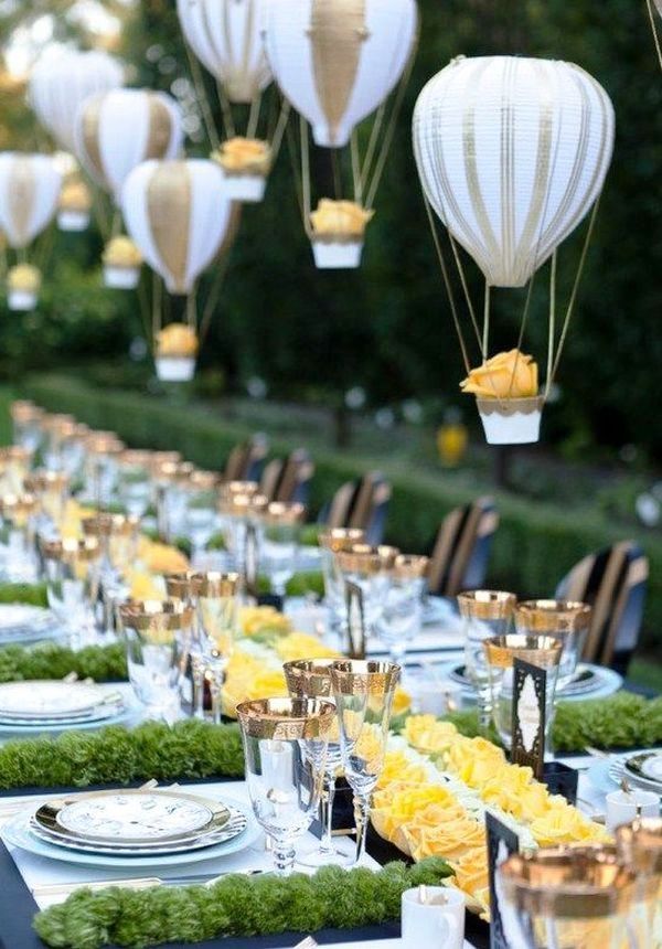 Wedding Mini Hot Air Balloons Decorations
