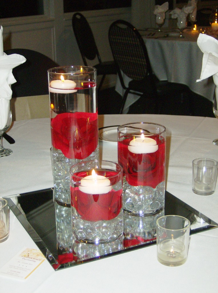White and Red Wedding Decorations