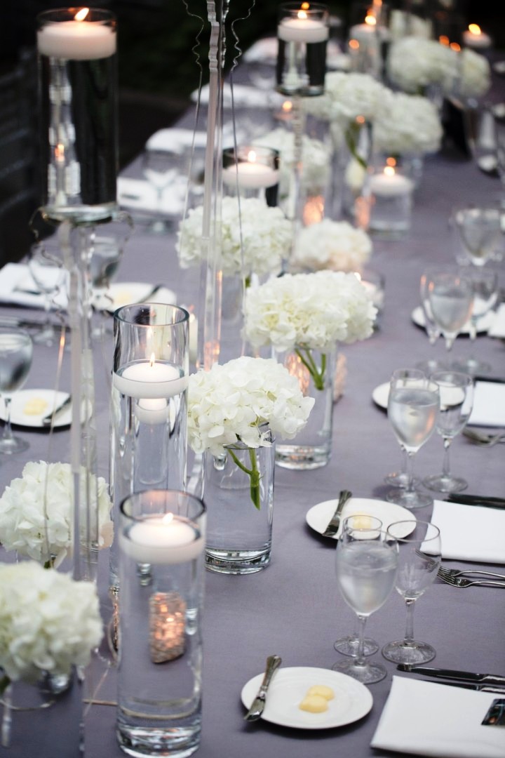 White and Silver Wedding Decorations
