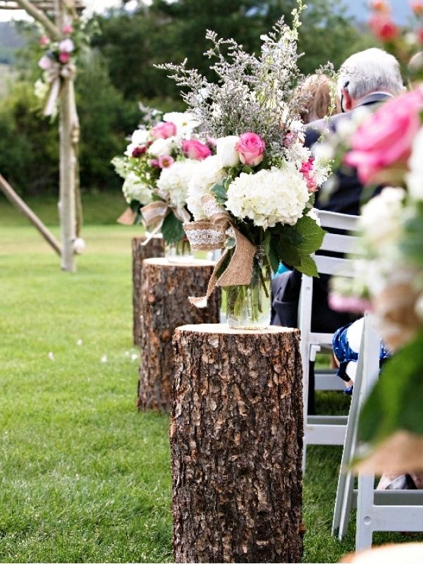 Wood Outdoor Wedding Decorations