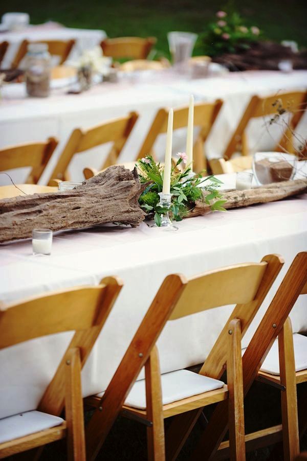 Wood Wedding Table Centerpieces Decortions