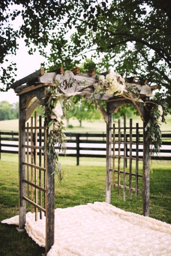 Wooden Wedding Arches Decorations