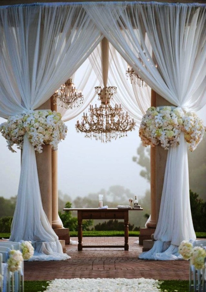 romantic elegant wedding decoration ideas
