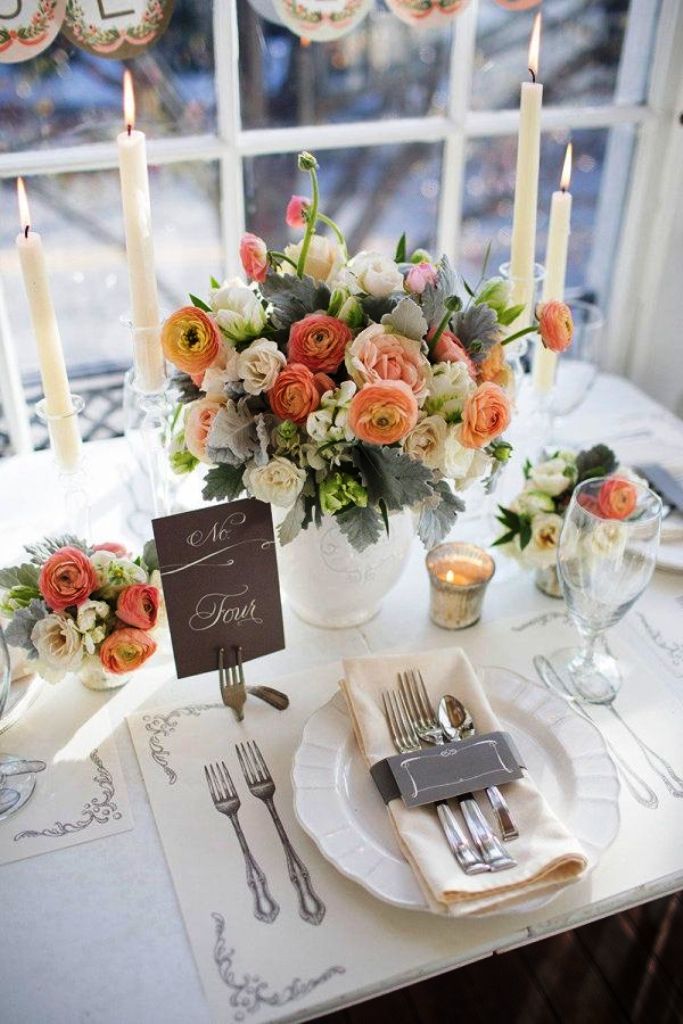 simple cheap wedding table decorations