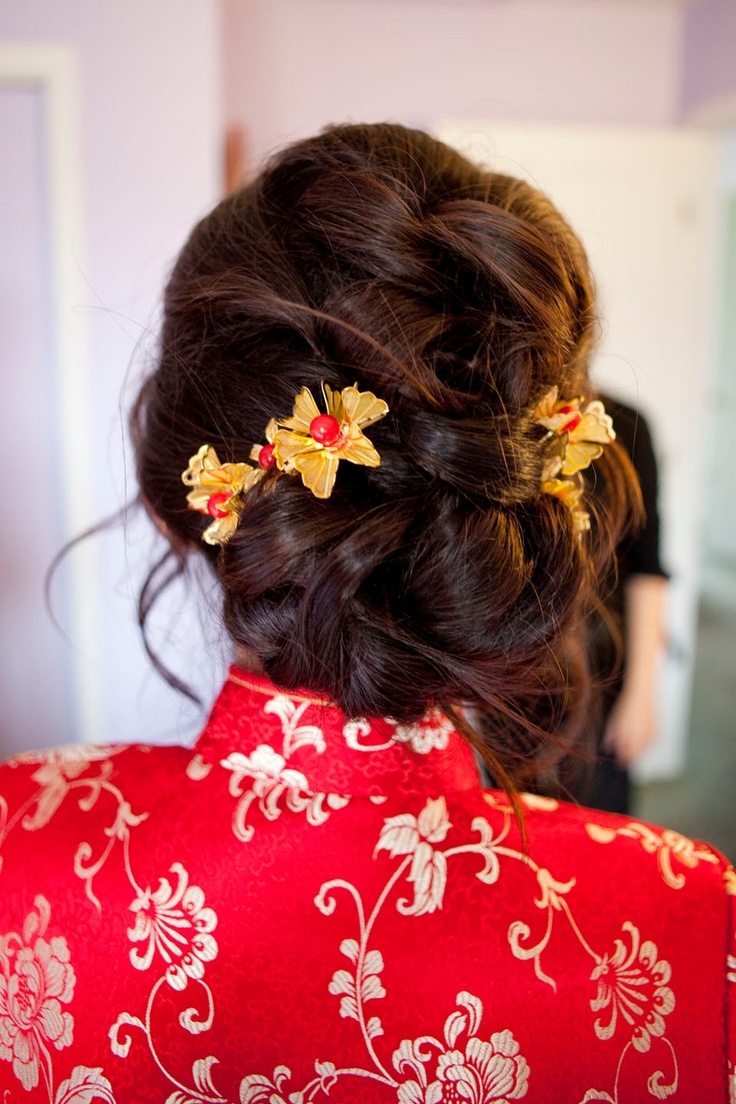 Asian Updo Wedding Hairstyles