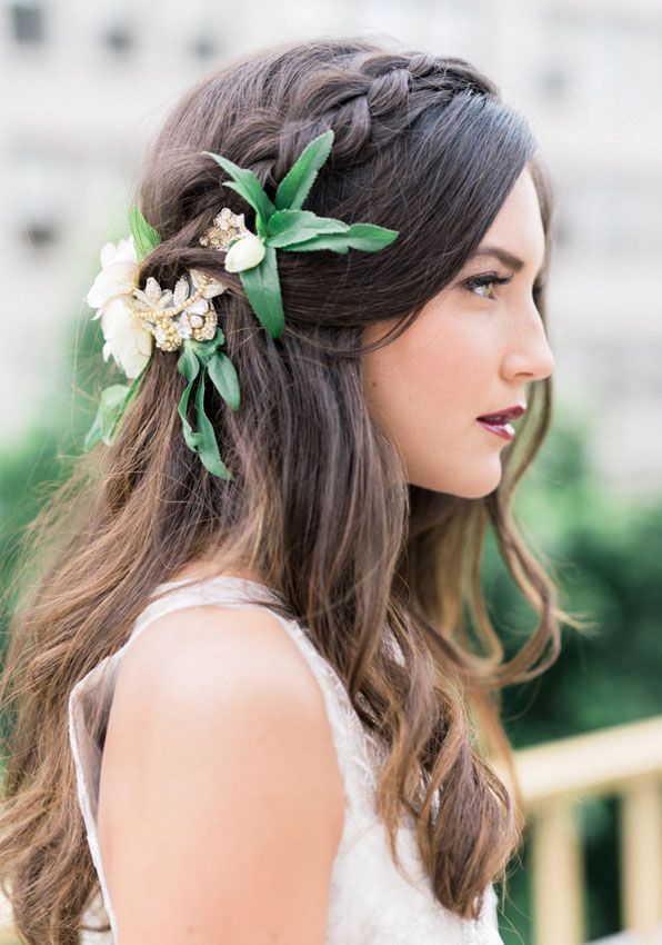 Beautiful Wedding Hairstyles With Flowers