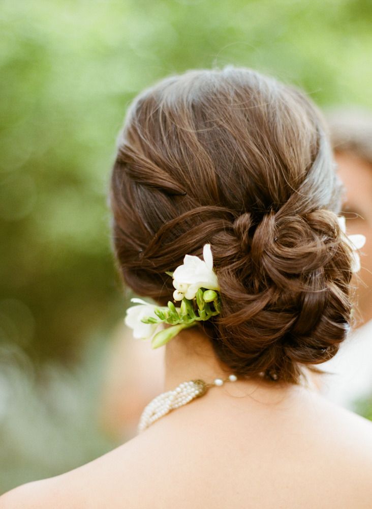 Chignons Wedding Hairstyles For Medium Length Hair