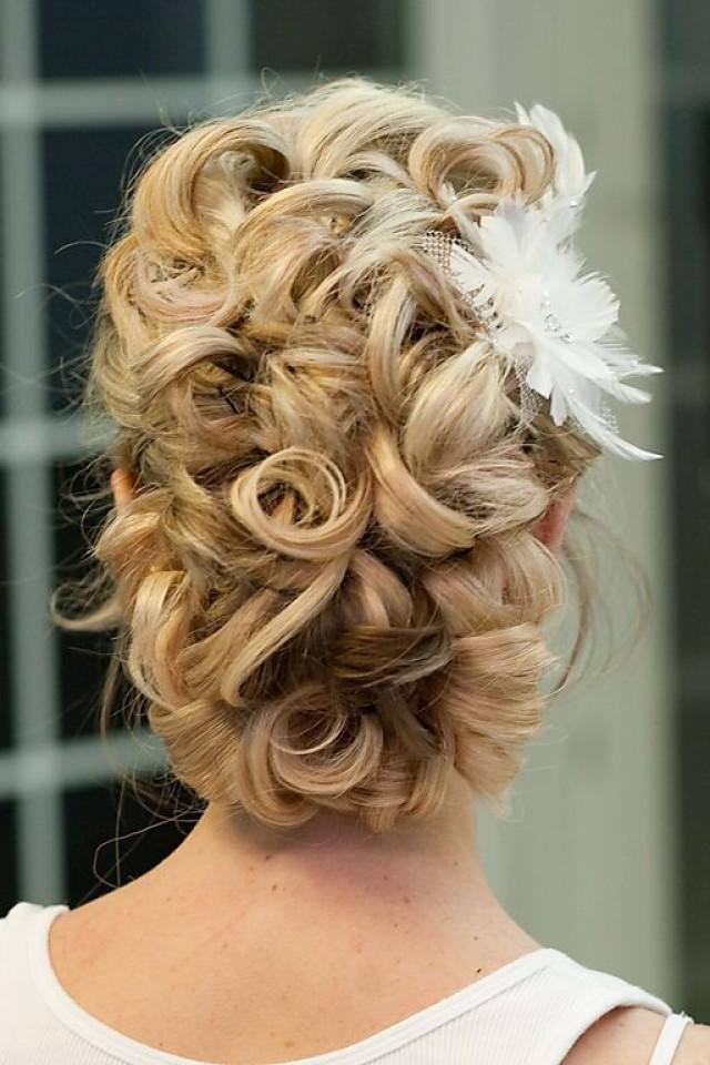 Curls Country Wedding Hairstyles