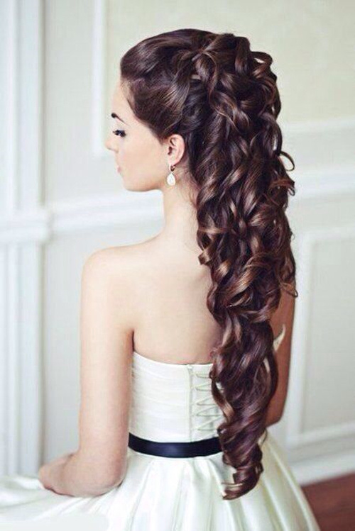 Curls Wedding Hairstyles For Bridesmaids