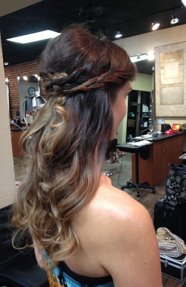 Curly Half Up Wedding Hairstyles