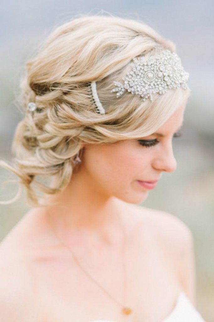 Curly Short Wedding Hairstyles