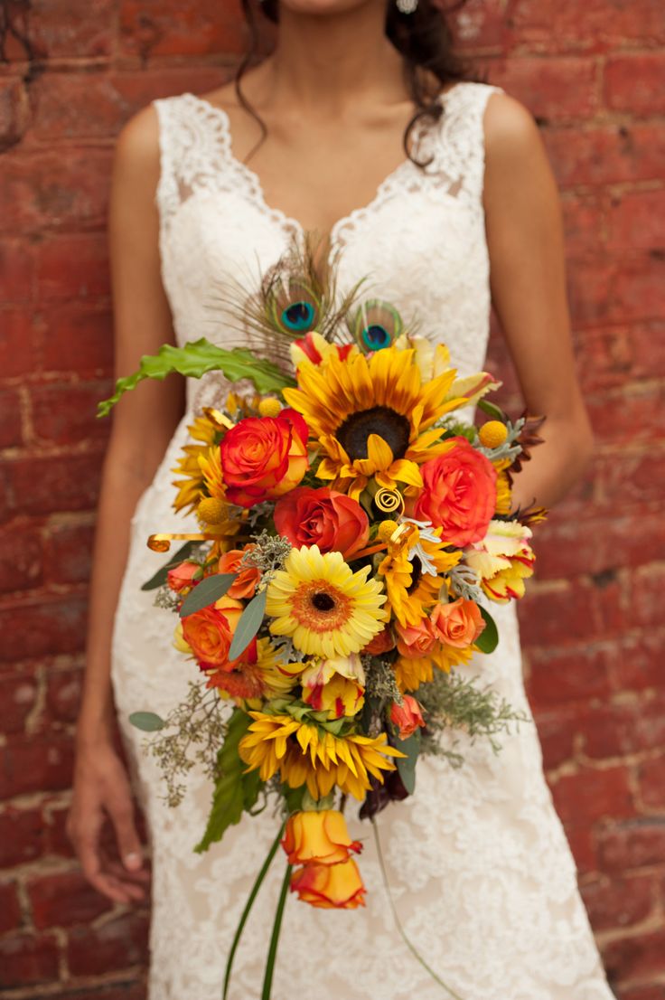 Falling Halloween Wedding Flowers Ideas