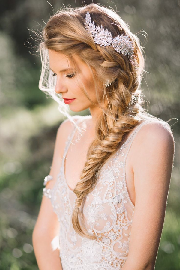 Fishtail Wedding Hairstyles For Bridesmaids