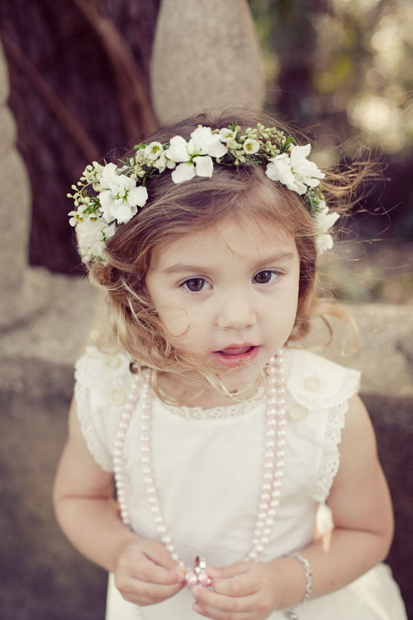 Little Girls Wedding Hairstyles With Flowers