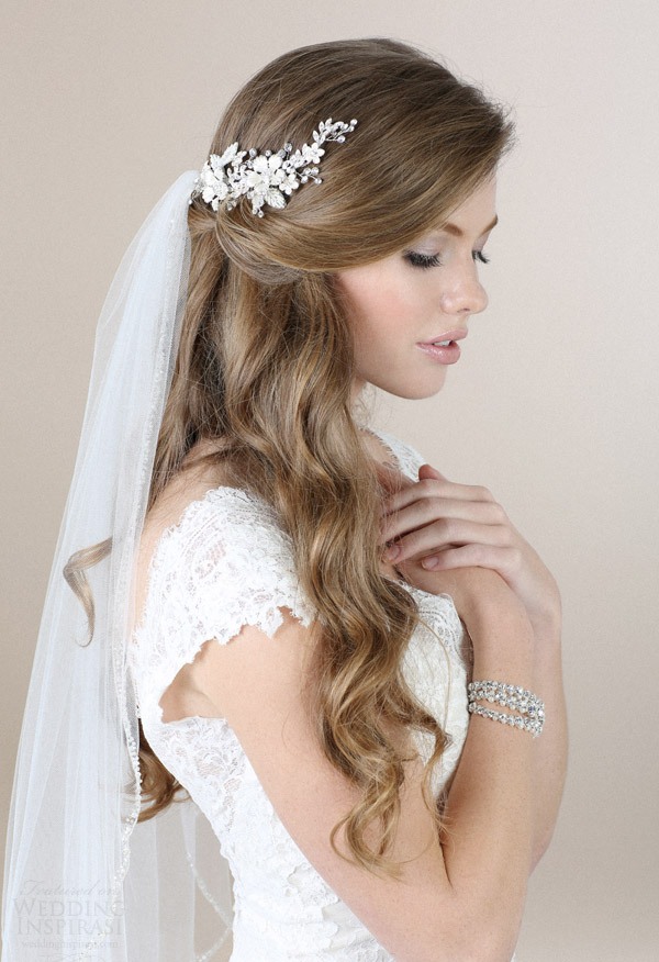 Loose Wedding Hairstyles With Veil
