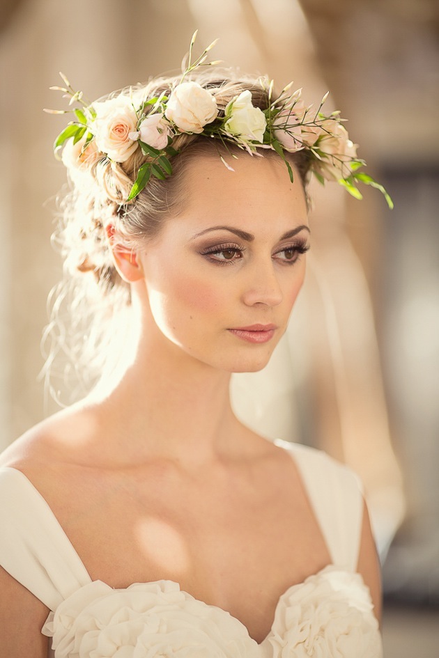 Maids Wedding Hairstyles With Flowers