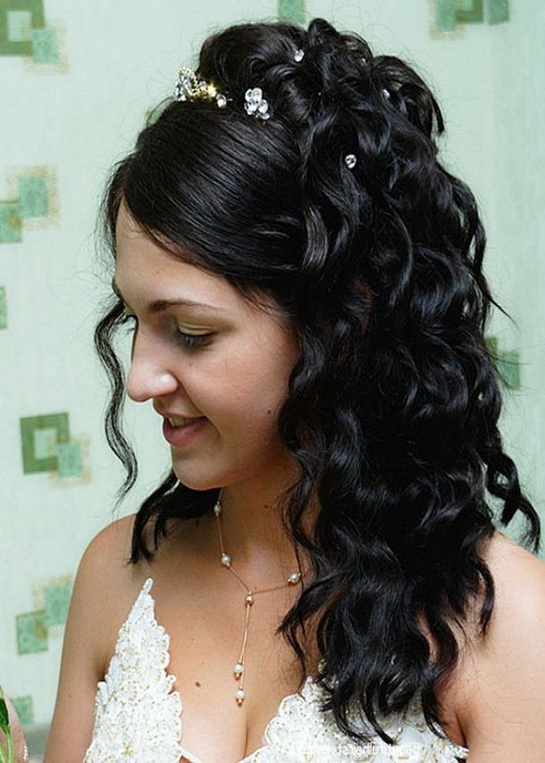 Medium Length Natural Wedding Hairstyles