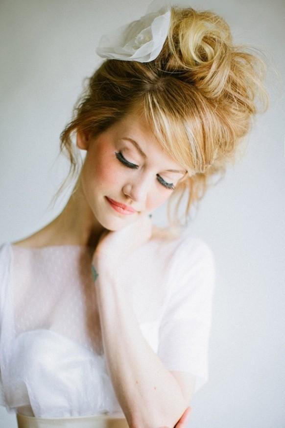 Messy Updo Wedding Hairstyles